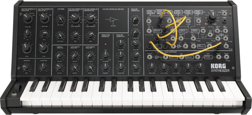 Korg MS-20 Mini monofon analog synthesizer - Tidligere utstillingsmodell