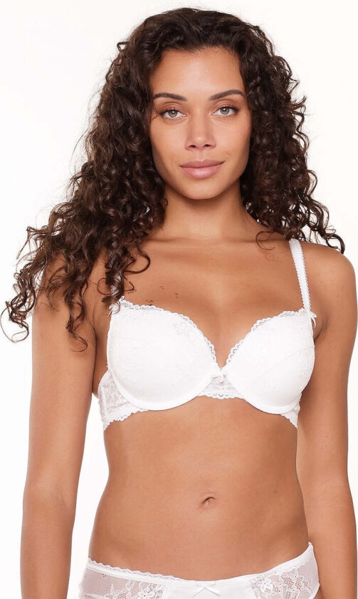 Daglig push-up BH, hvit, Størrelse: 70C, Kvinner