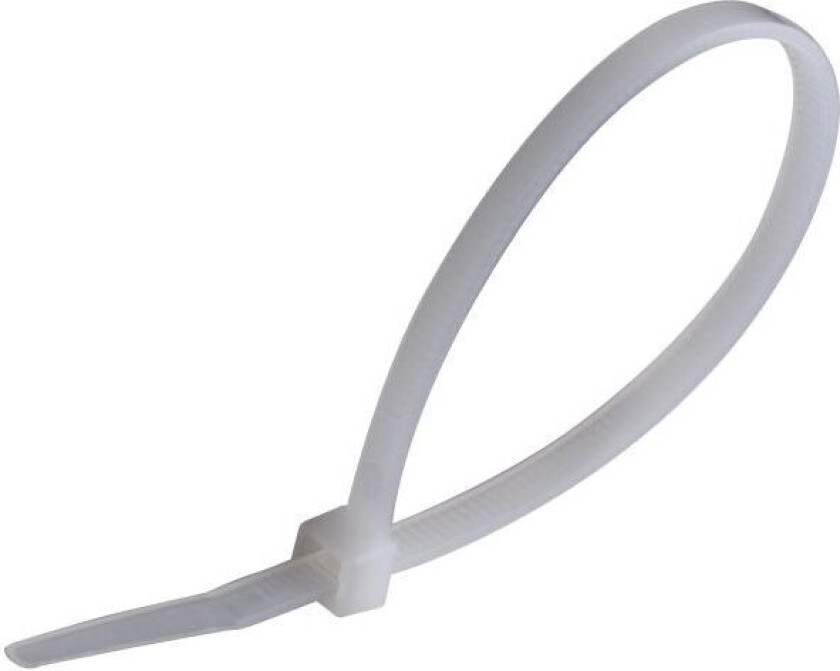 Gelia 4005320442 Buntebånd hvit, 100-pakning 360 x 4,8 mm