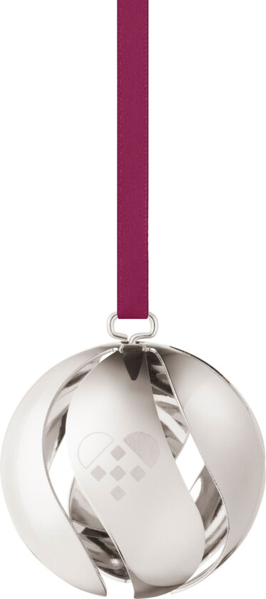 Georg Jensen CC 2025 Julekule, palladiumbelagt messing