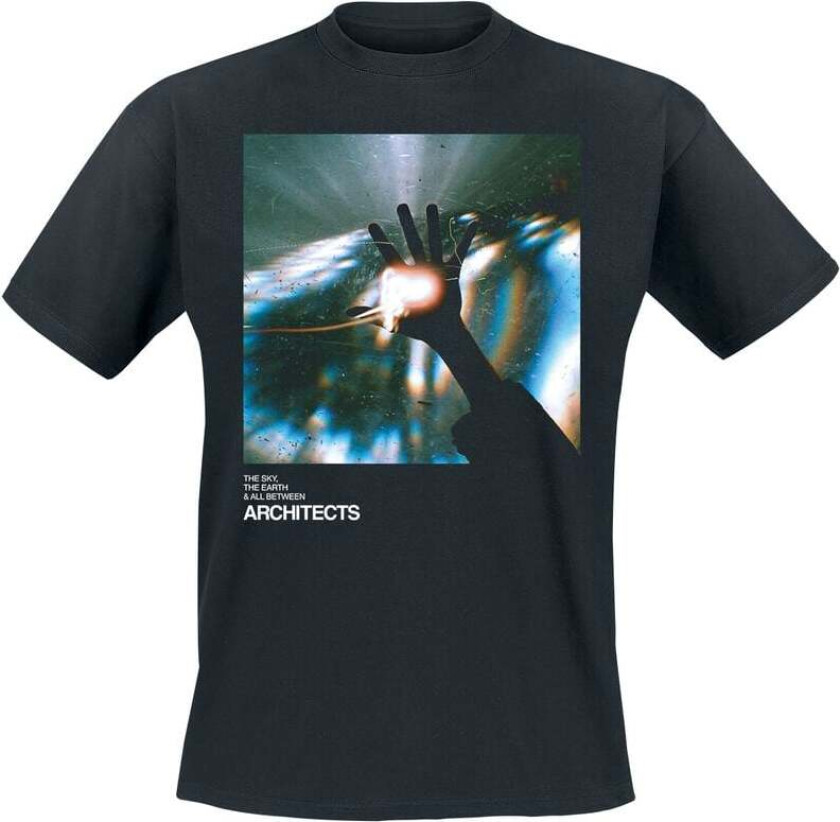 T-skjorte - The Sky Reach Up - S til 4XL - Herrer - svart