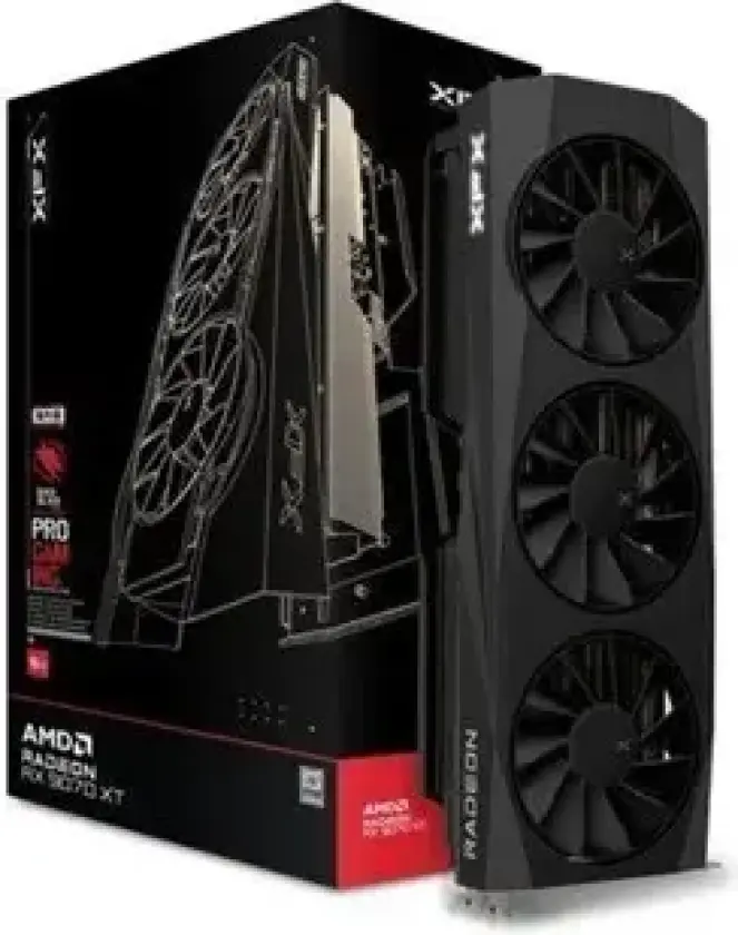 Quicksilver AMD Radeon RX 9070 XT Gaming (sort)