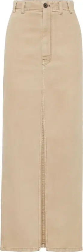 Dame, Skjørt, Beige, M
