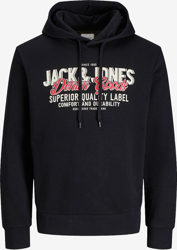Hettegenser jjeLogo Sweat Hood 2 Col - Svart