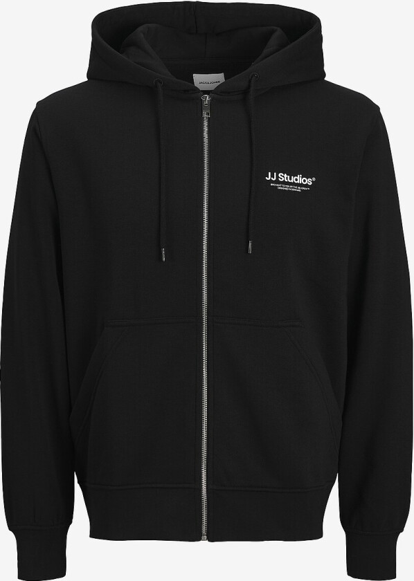 Hettegenser jjeSoho Sweat Zip Hood - Svart