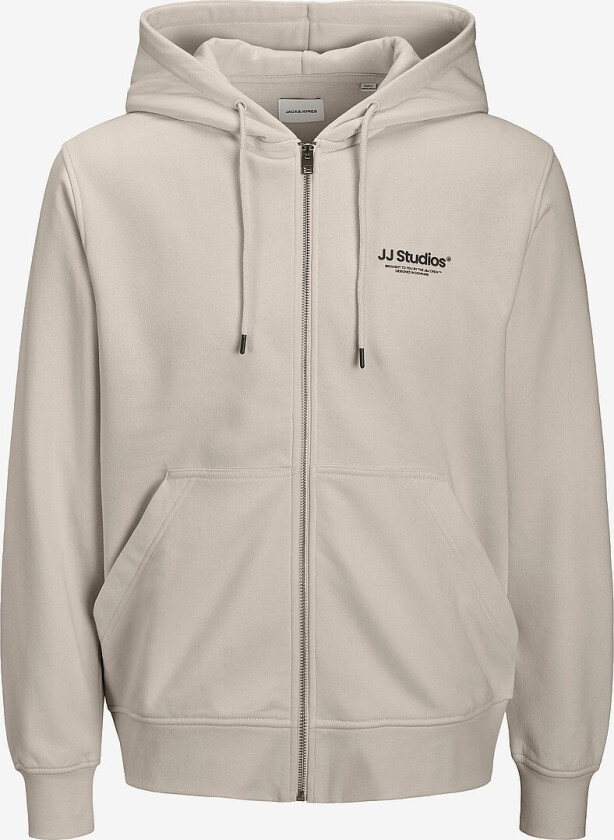 Hettegenser jjeSoho Sweat Zip Hood - Grå