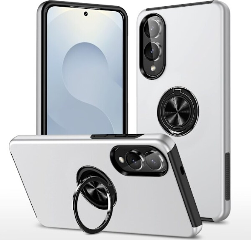 Til Samsung Galaxy S25 Edge Hybrid Deksel Med Fingerring