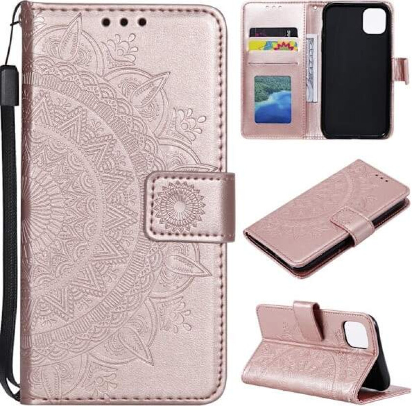 iPhone 11 Pro - Mandala Lommebokdeksel - Roségull Roségull Roségull
