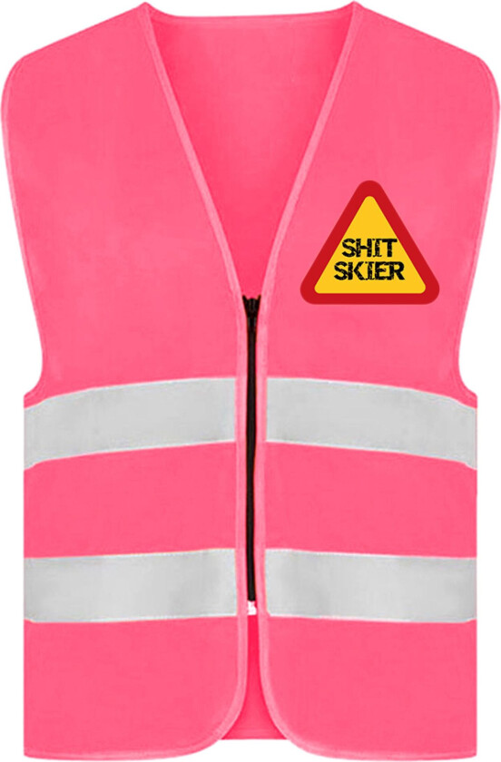 Bilde av Refleksvest Shit Skier Neonrosa - Small