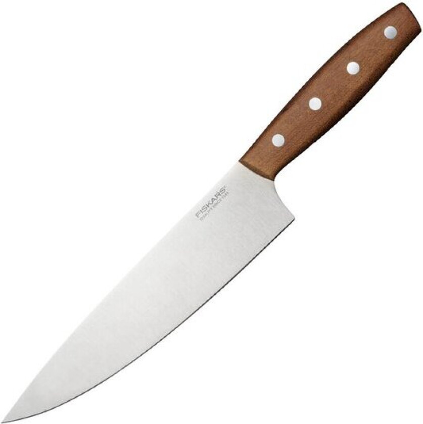 Folken kokkekniv 20 cm tre/stål