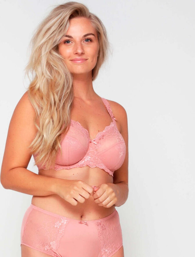 Daily Plus Size BH med bøyle, rosa, Størrelse: 90G, Kvinner
