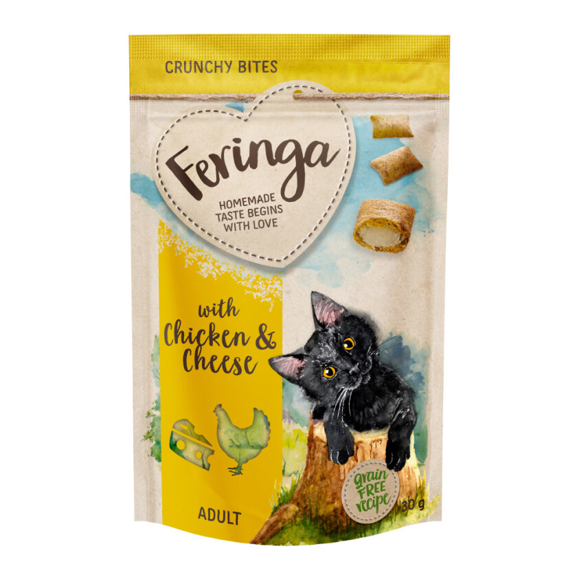Crunchy Bites Kylling & Ost - 30 g