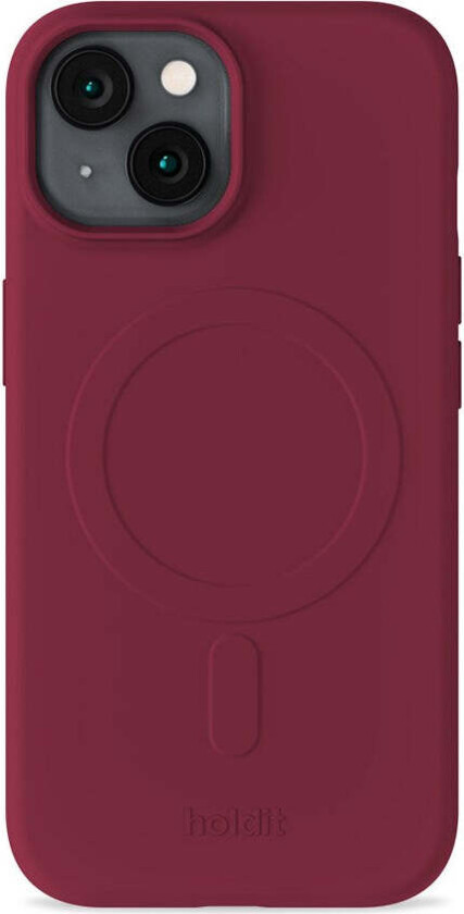 iPhone 16e / 15 / 14 / 13 Soft MagSafe Case - Red Velvet