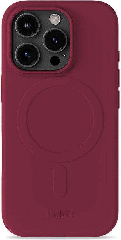 iPhone 16 Pro Soft MagSafe Case - Red Velvet