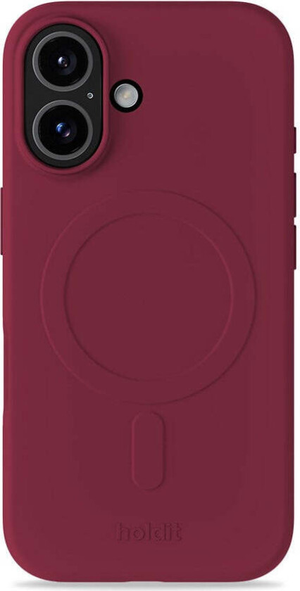 iPhone 16 Soft MagSafe Case - Red Velvet