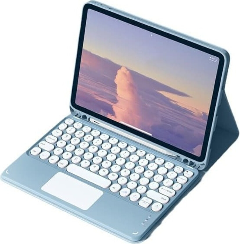 INF Bluetooth-tastaturdeksel for Samsung Galaxy Tab A9+ 11" Blå