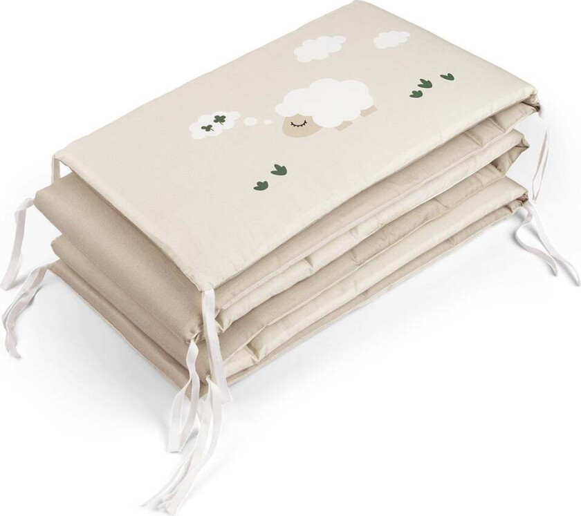 Sengekant Tiny farm, Sandbrun - Sengekanter - 100% Bomull