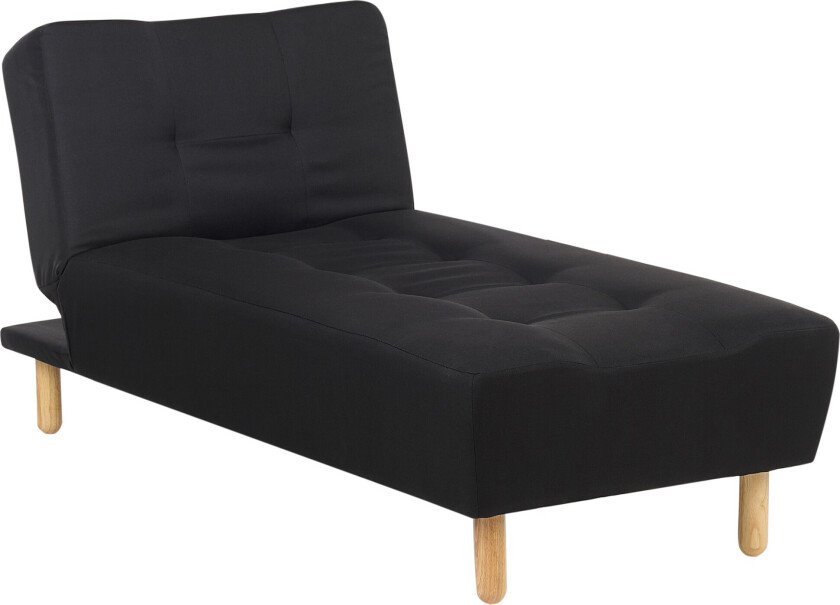 Alsten Sjeselong 163 cm - Svart/Lyst tre