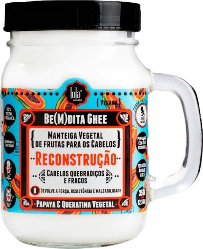 Be(M)Dita Ghee Másk. Reconstrução Papaya E Queratin