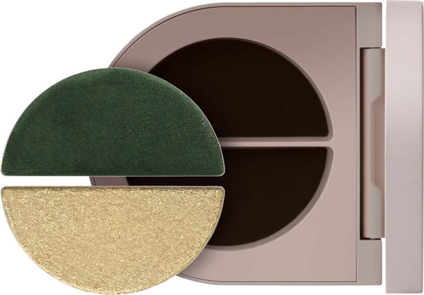 Satin & Shimmer Duet Eyeshadow Satin Olive/Khaki Shimmer