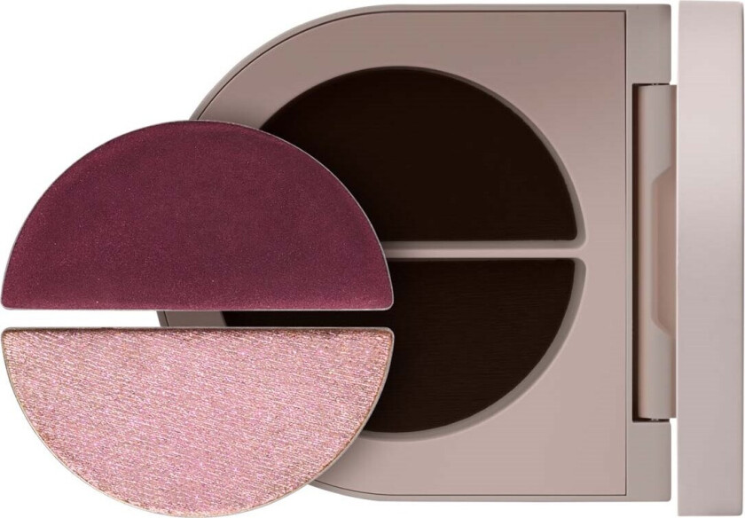 Satin & Shimmer Duet Eyeshadow Satin Plum/Lavender Shimm