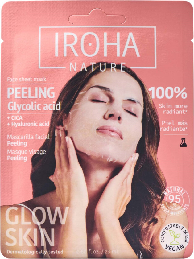 Peeling Glycolic Acid Face Sheet Mask