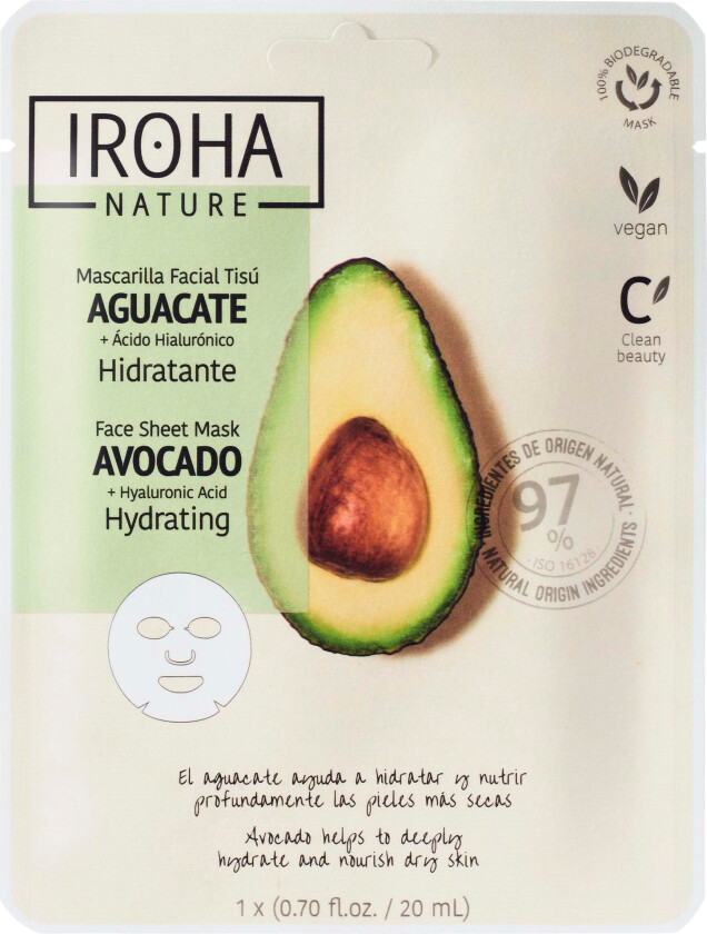 Hydrating Avocado Face Sheet Mask