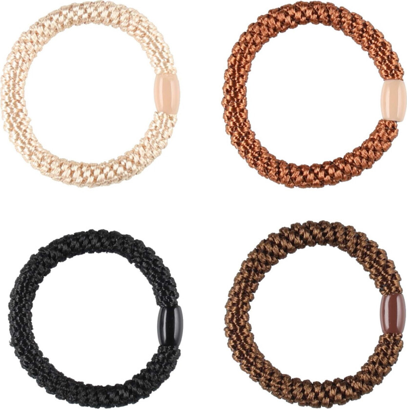Bilde av Scrunchie 4 Pcs Neutral Multicolored
