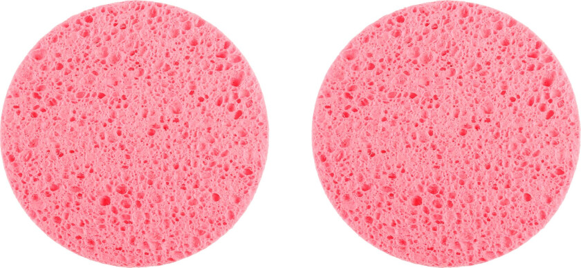 Washing Sponge For Face Hot Pink 2 pcs