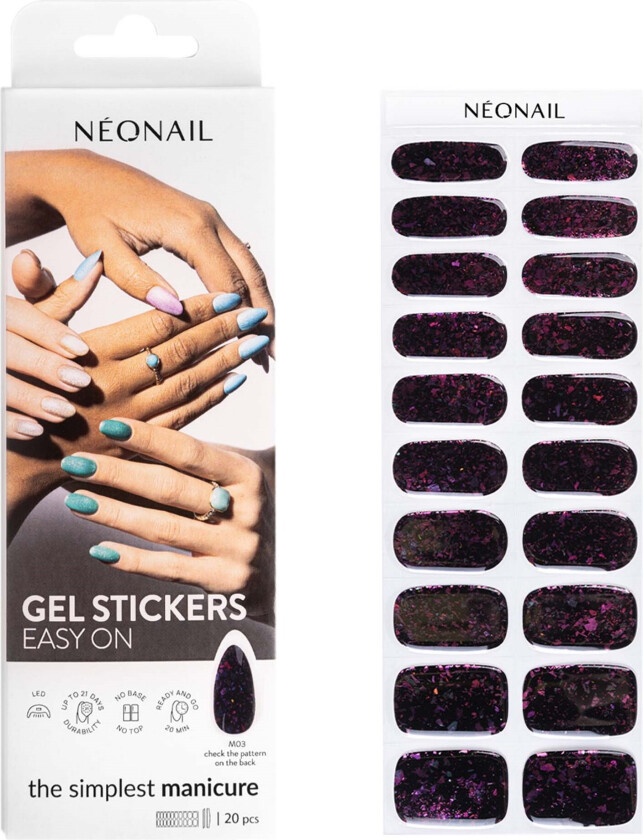 Bilde av Gel Stickers Easy On M03
