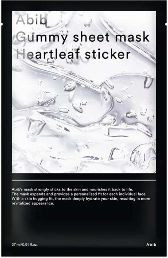 Heartleaf Gummy Sheet Mask Heartleaf Sticker 10-Pack 27 g