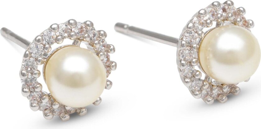Colette pearl stud earrings Ivory pearl