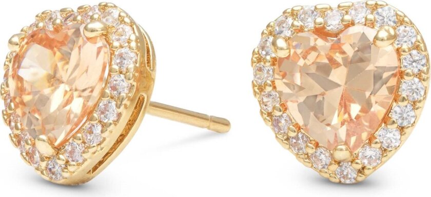 Delphine stud earrings - Light champagne Light cha