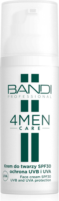 4Men Care Face Cream SPF30 UVB And UVA Protection 50 ml