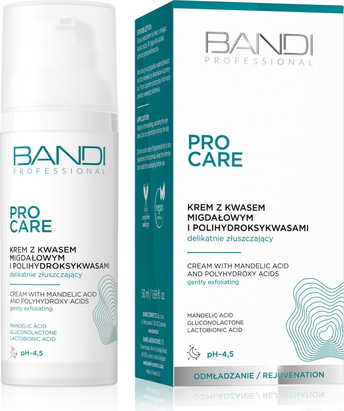 Cream with mandelic acid and polyhydroxy acids gently 50 ml