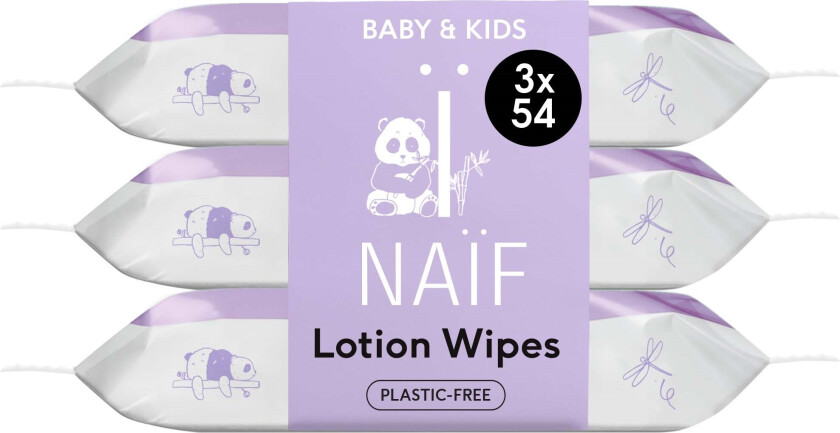 Lotion Baby Wipes 3-pack sleeve