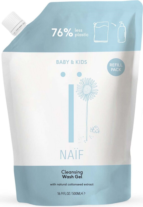 Baby & Kids Cleansing Wash Gel Refill Pack 500 ml
