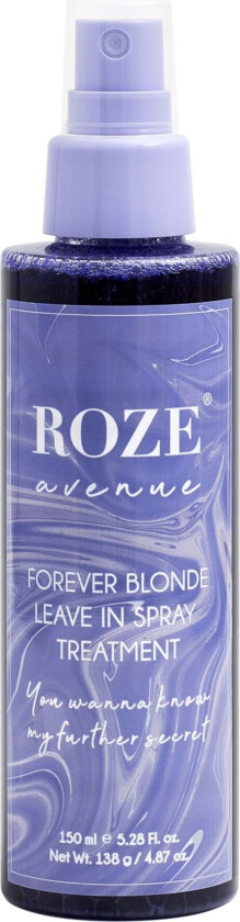 Forever Blonde Leave In Spray Treatment 150 ml