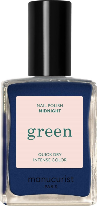 Green Nail Polish Midnight