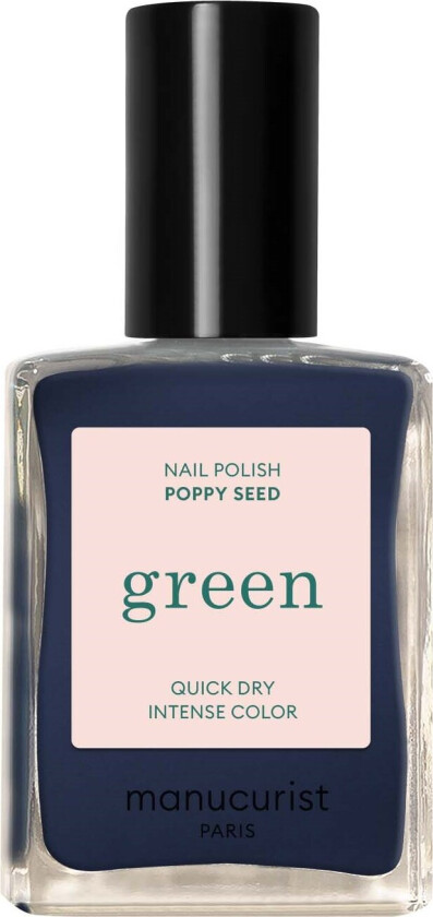Green Nail Polish Poppy Seed