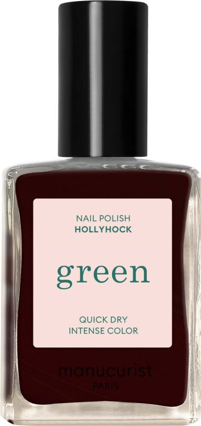 Green Nail Polish Hollyhock