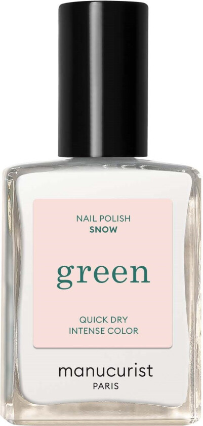 Green Nail Polish Snow