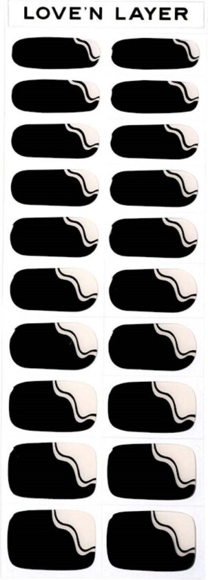 French Swirl Black