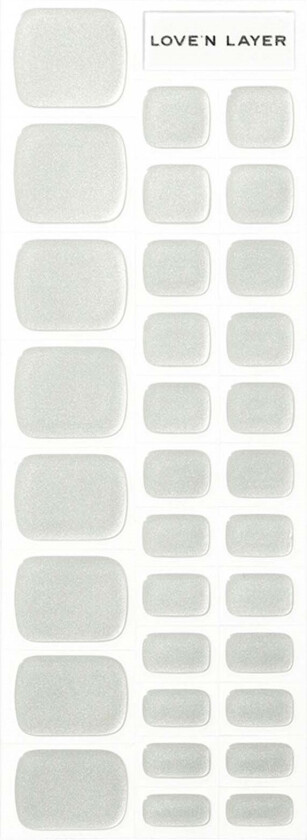 Bilde av Metallic Toe Shiny Silver