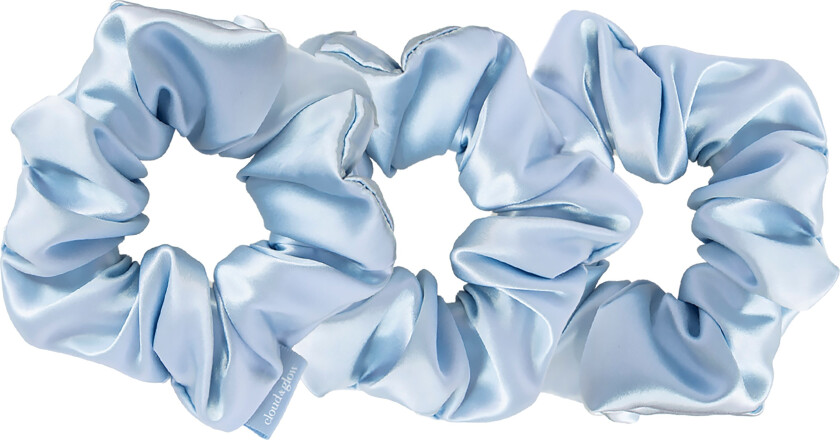 Bilde av Silk Scrunchies 4 cm Sky Blue