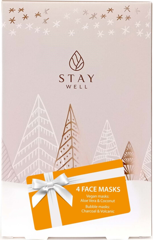 Vegan+Bubble Masks 4pcs