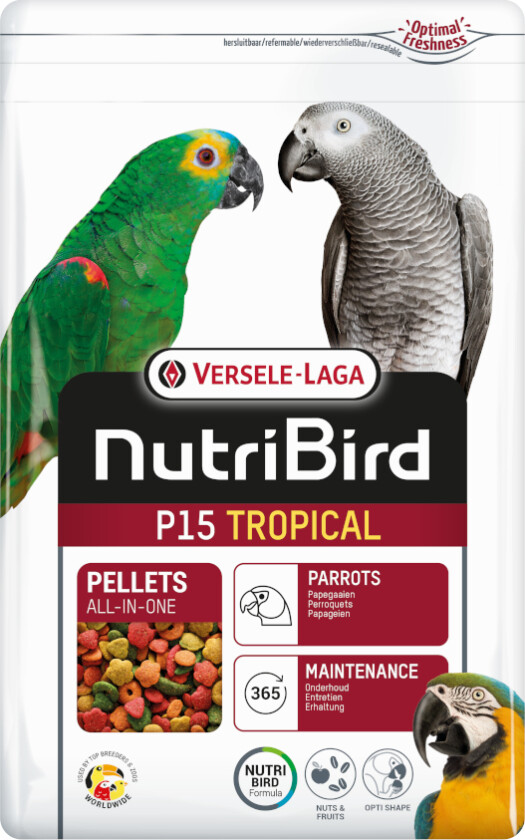 Bilde av Versele-Laga Nutribird P15 Tropical - 10 kg