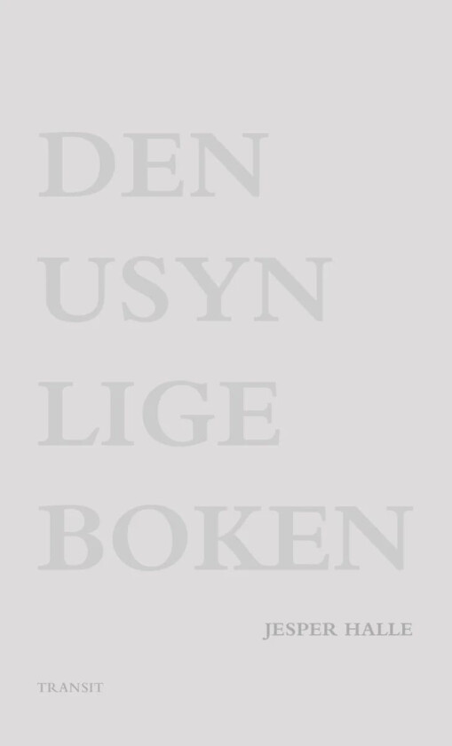 Den usynlige boken av Jesper Halle