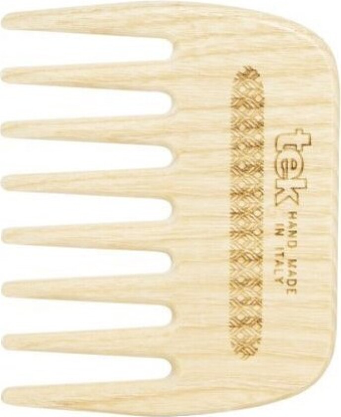 Small Wide-Tooth Comb in Natural Wood