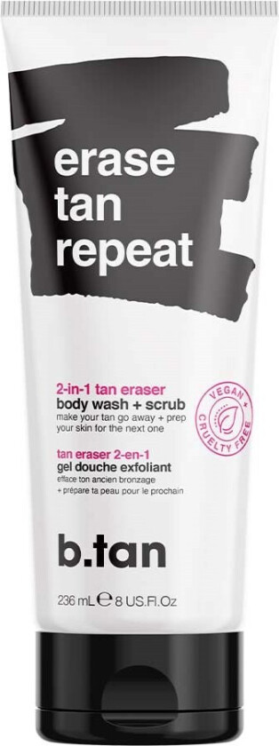 Erase Tan Repeat - 2-in-1 Bodywash + Scrub 237 ml
